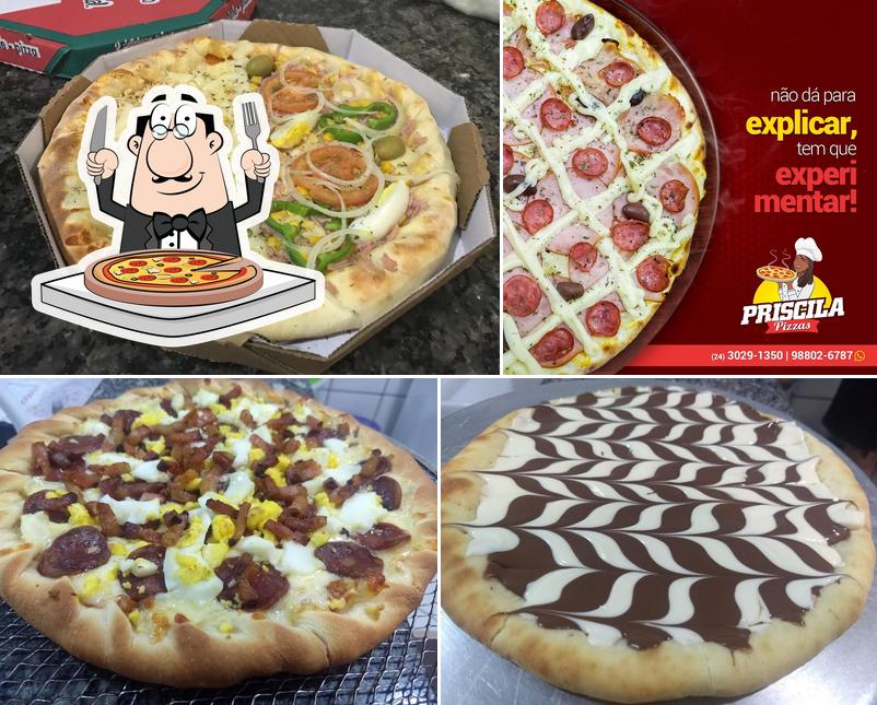 Prueba una pizza en Priscila Pizzas e Esfihas Gourmet