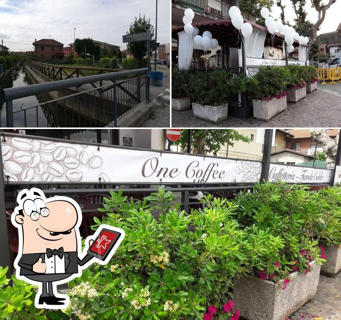 Gli esterni di One coffee bar da fabio