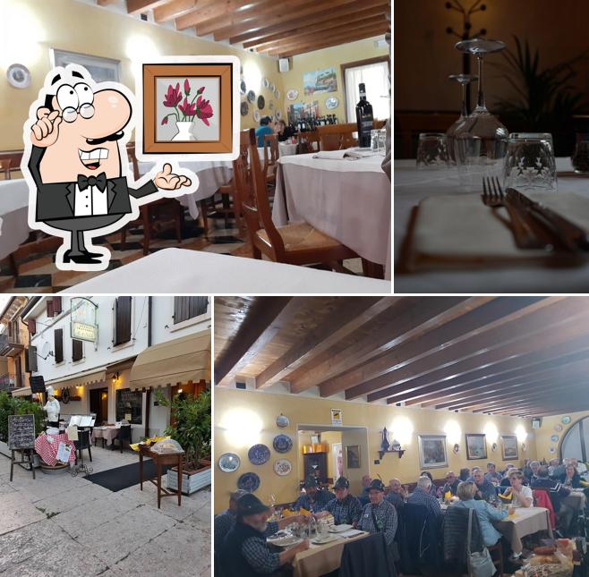 Gli interni di Antica Trattoria Ai 4 Soldi