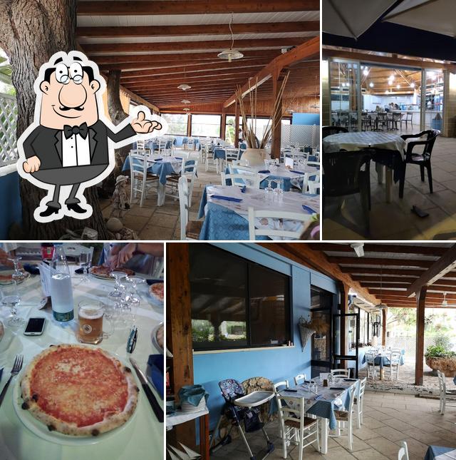 Gli interni di Ristorante Blue Marlin....bar...trattoria...pizzeria....forno a legna