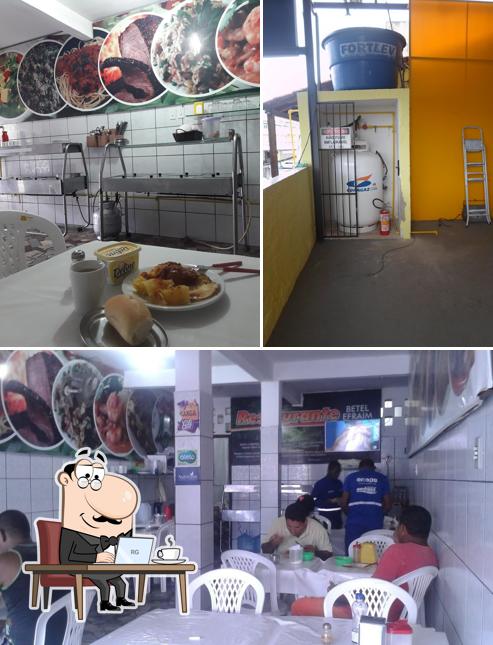 O interior do Frango Assado Efraim Delivery