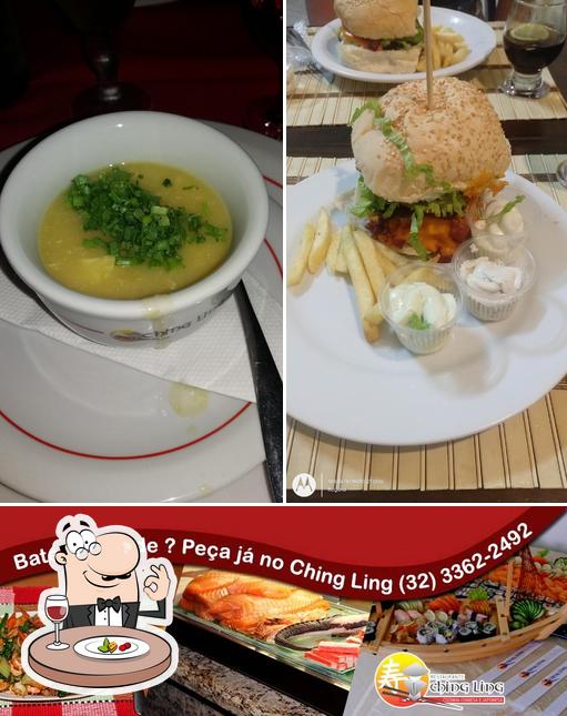 Comida em Restaurante Ching Ling