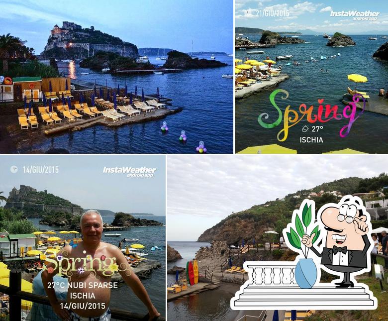 Gli esterni di Gardenia Mare - Beach Club and Fish Restaurant Ischia