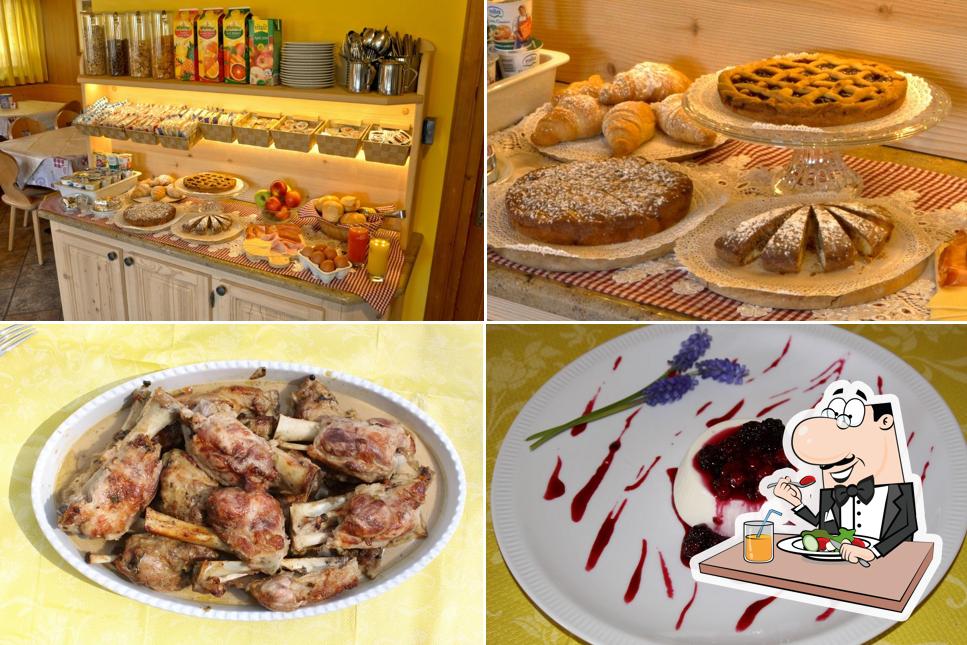 Cibo al Hotel Garni Edy Daiano Cavalese