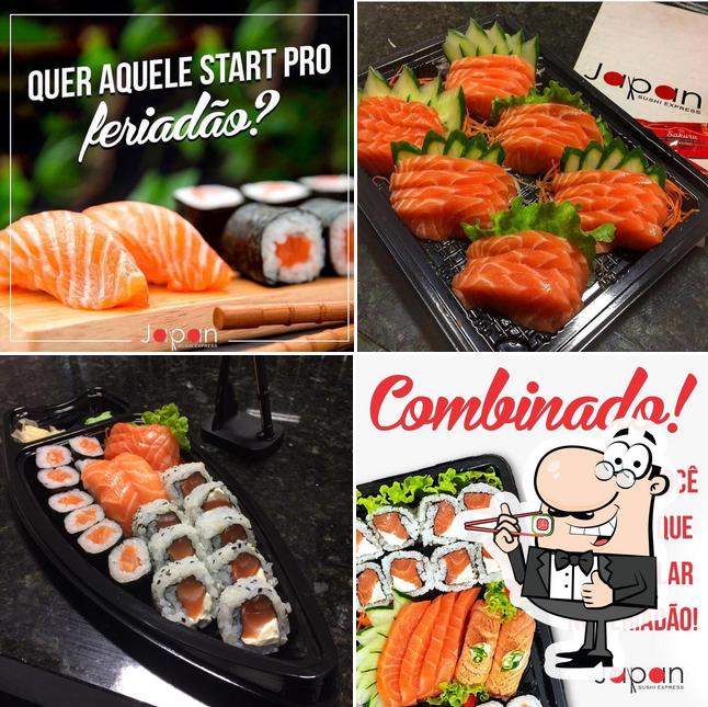 Peça diversas opções de sushi