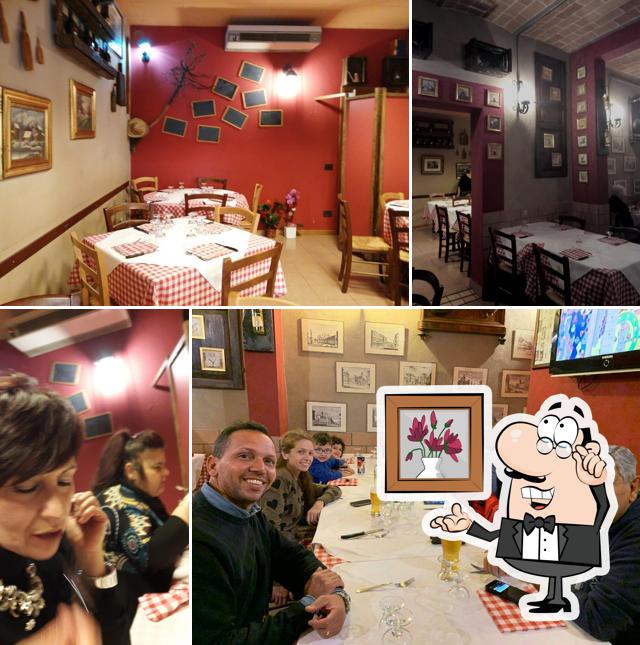 Gli interni di Pizzeria La Livella