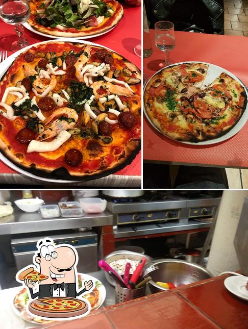 Commandez des pizzas à La Pignatiera
