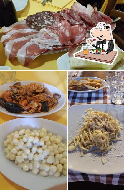 Platti al Ristorante La Pina D'Oro