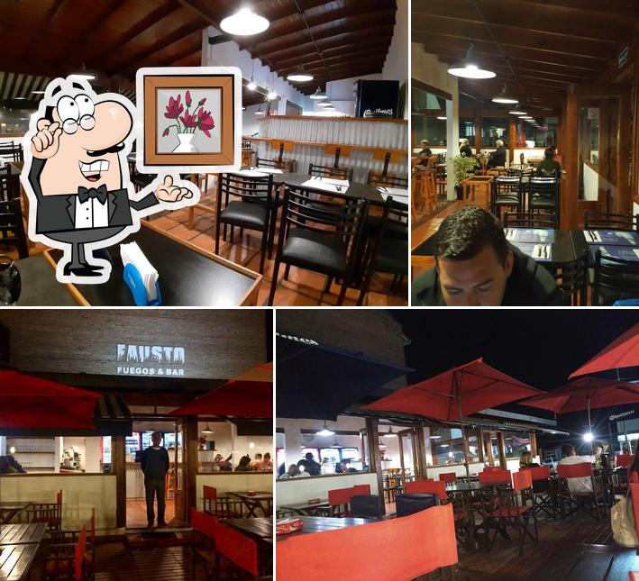 El interior de Parrilla Fausto