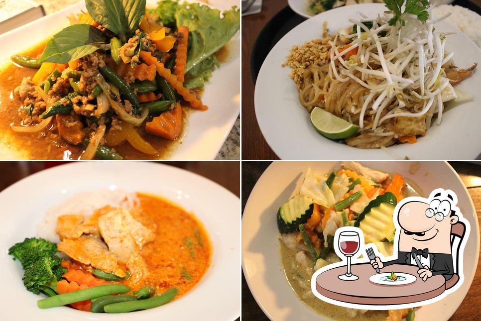 Plats à Pick Thai restaurant