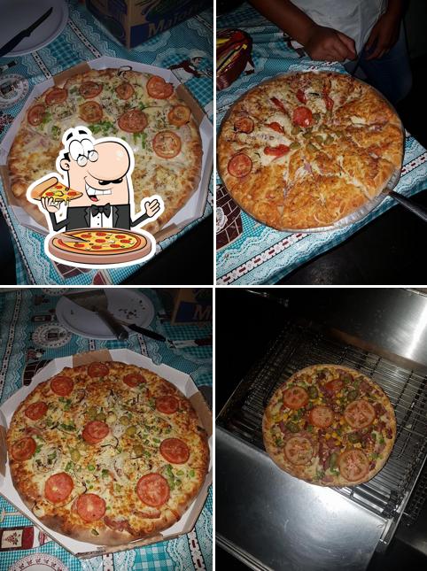 Experimente pizza no Pizzaria Florestal