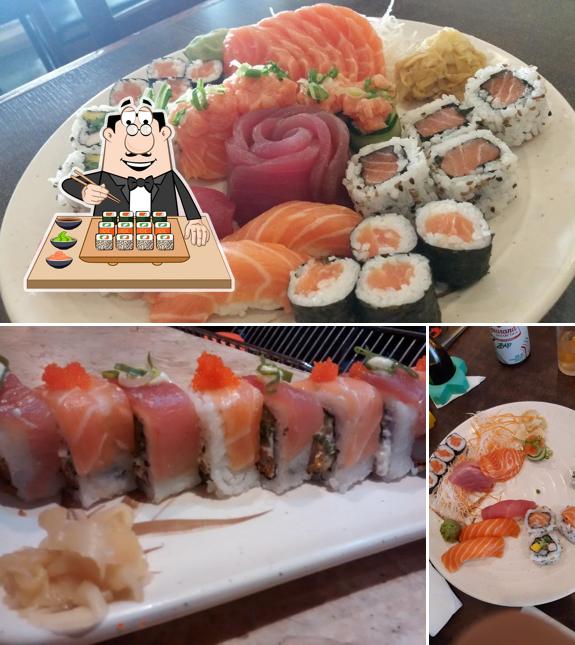 Escolha diversas opções de sushi