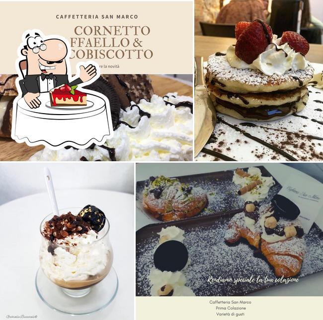 "Caffetteria San Marco" di Giordano Gaetano serve un'ampia varietà di dessert