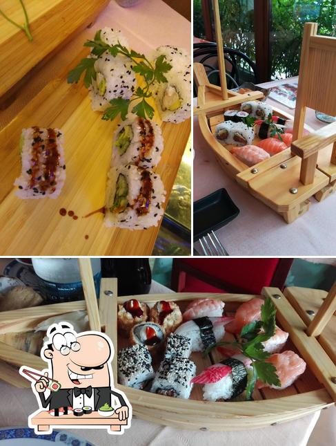 Prenditi le diverse opzioni di sushi