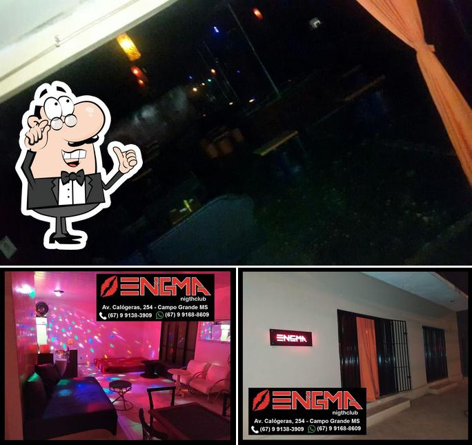 Veja imagens do interior do ENIGMA DA NOITE BAR E NIGHTCLUB