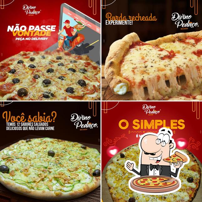 Consiga pizza no Divino Pedaço