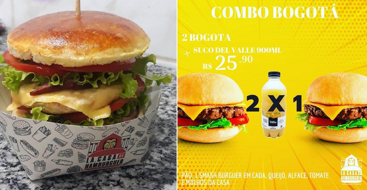 Os hambúrgueres do La Casa de Hamburguer irão saciar uma variedade de gostos