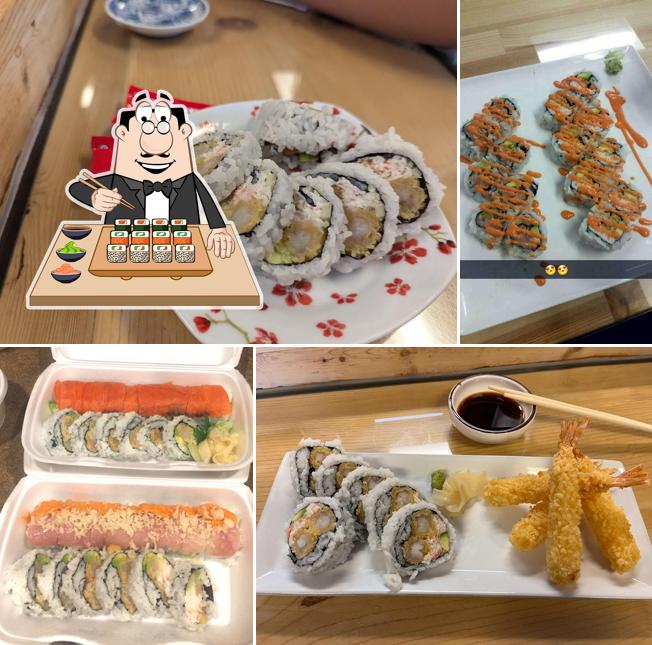 Les sushi sont offerts par Maiko Sushi