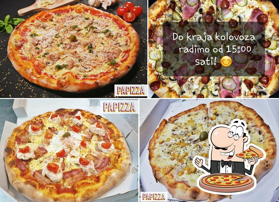 Scegli tra le svariate varianti di pizza