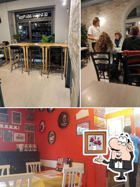 Gli interni di Gli Artigiani della Pizza Milano