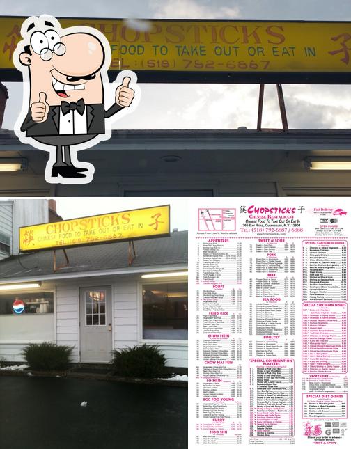 Chopsticks, 365 Bay Rd Suite 1 in Queensbury Restaurant menu and reviews