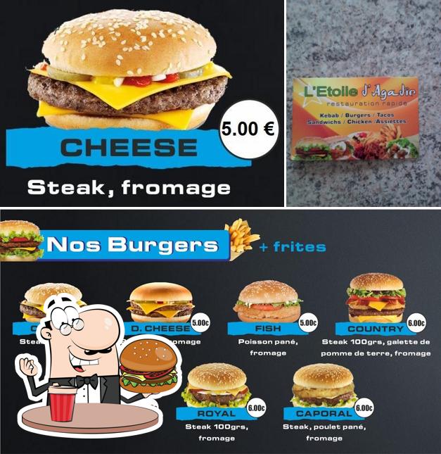 Prenez un hamburger à Etoile d'Agadir