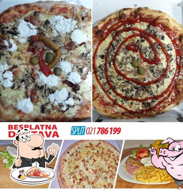 Ordina una pizza a Fast Food Porcellino