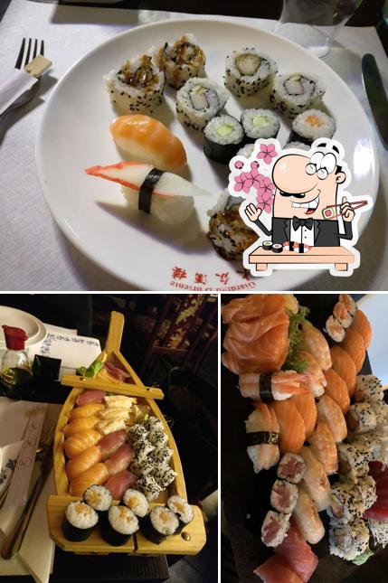 Ordina le varie opzioni di sushi