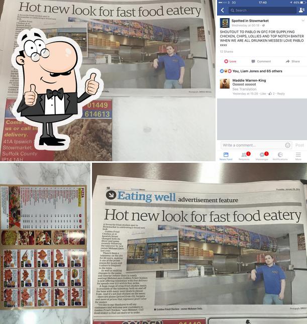 Golden Fried Chicken & Pizza