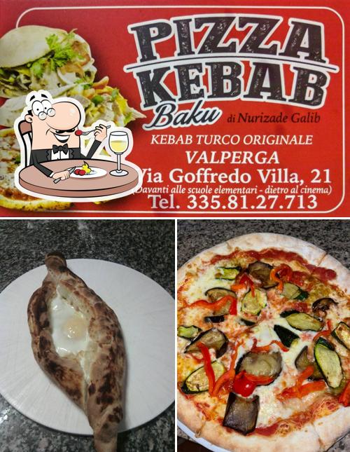 Nourriture à Pizza Kebab Baku Valperga