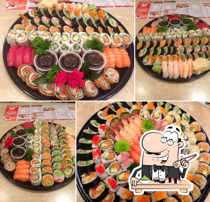 Les sushi sont offerts par Koto Sushi