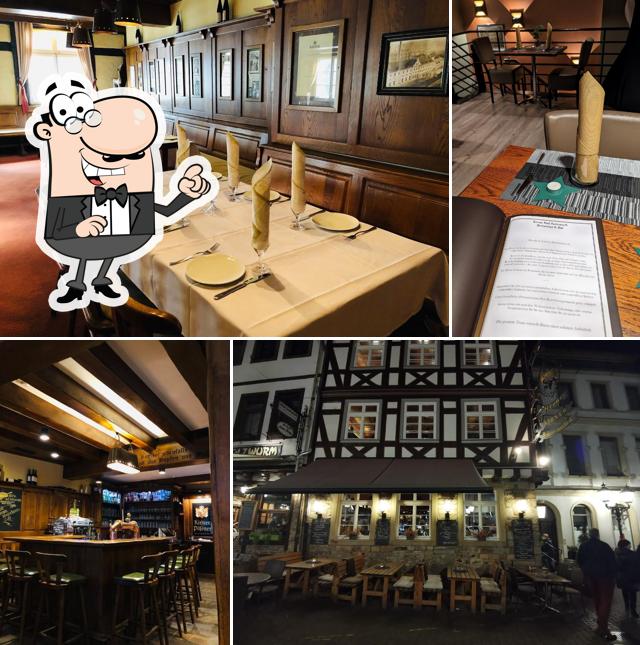 Die Inneneinrichtung von Gasthaus Krone Restaurant & Bar