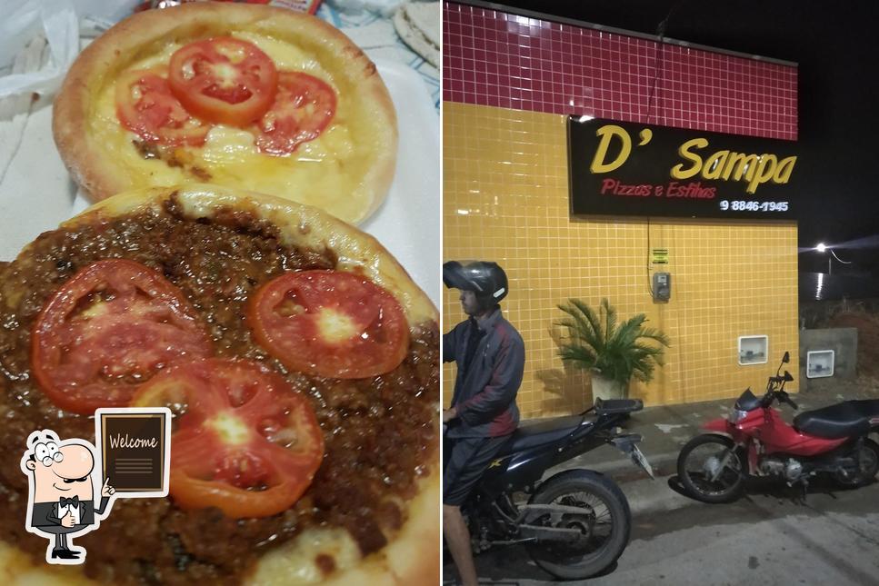 See this pic of Pizzaria D'Sampa
