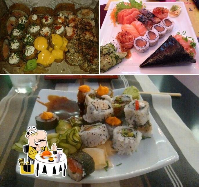 Comida em Sushi Nacaza