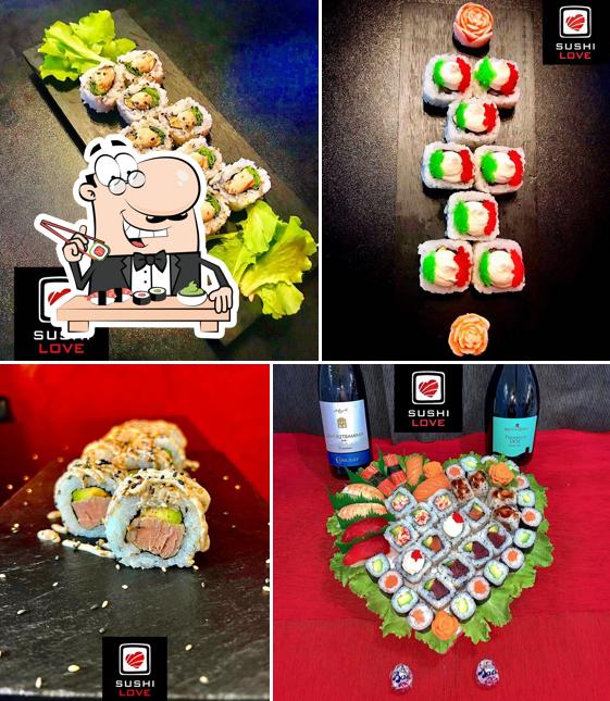 Prova le diverse opzioni di sushi