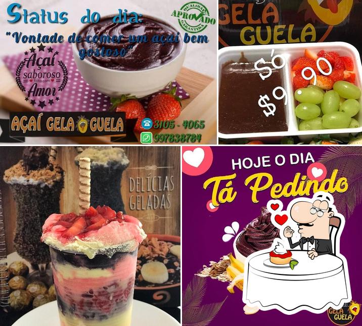 Açaí Gela Guela provê uma seleção de pratos doces