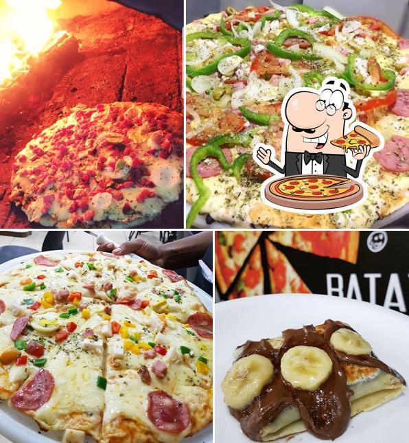 Consiga diferentes variedades de pizza