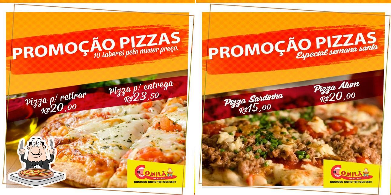 Peça pizza no Comilão Lanches