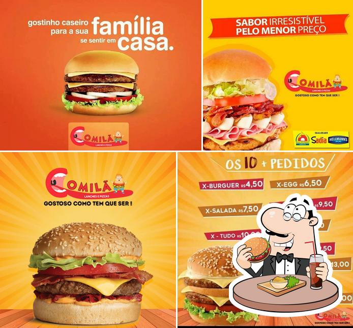 Consiga um hambúrguer no Comilão Lanches