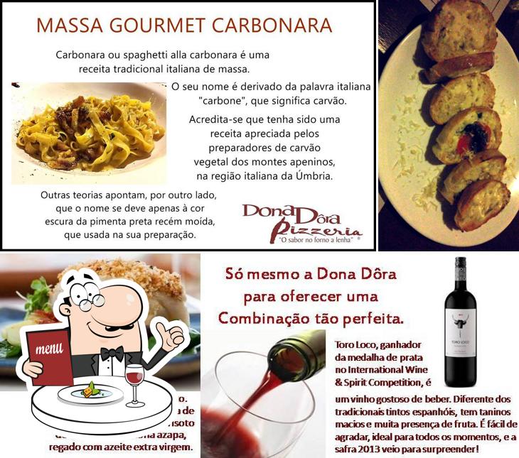 Comida em Dona Dôra Pizzeria