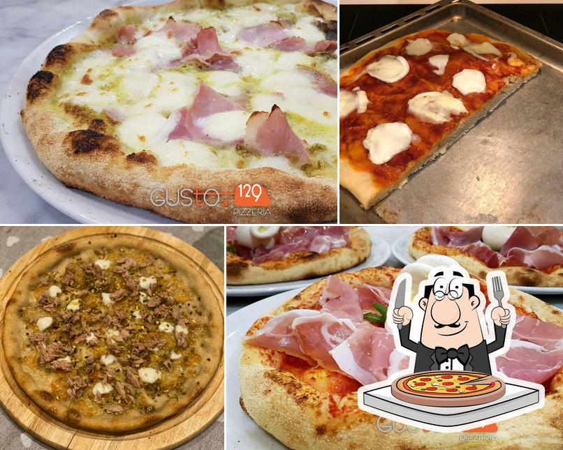 Pick pizza at GUStO al 129 Pizzeria Pisa