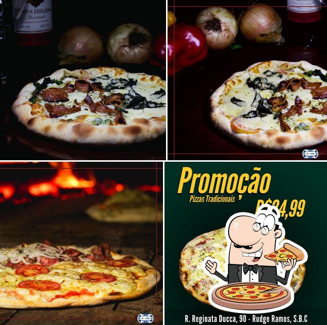 Experimente pizza no Ki Jóia Pizzaria