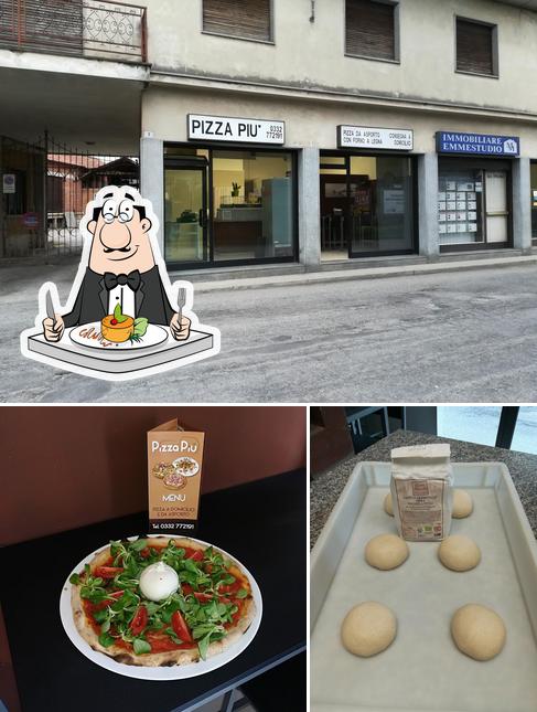 La foto della cibo e interni di Pizza Piu'