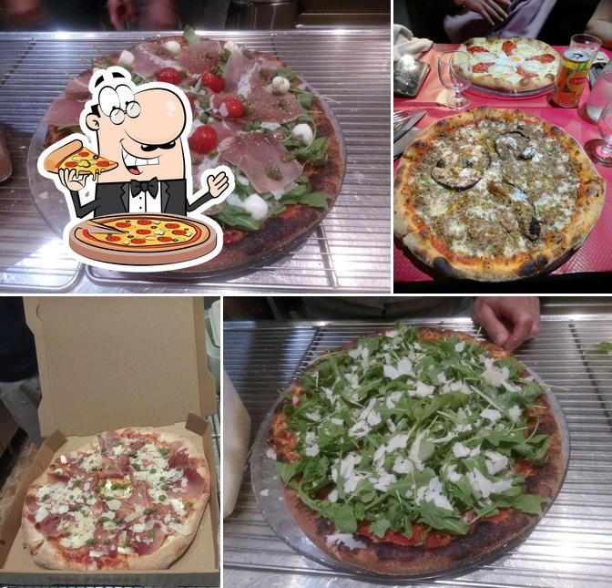 Elige una pizza en Pizza Di Roma Nîmes