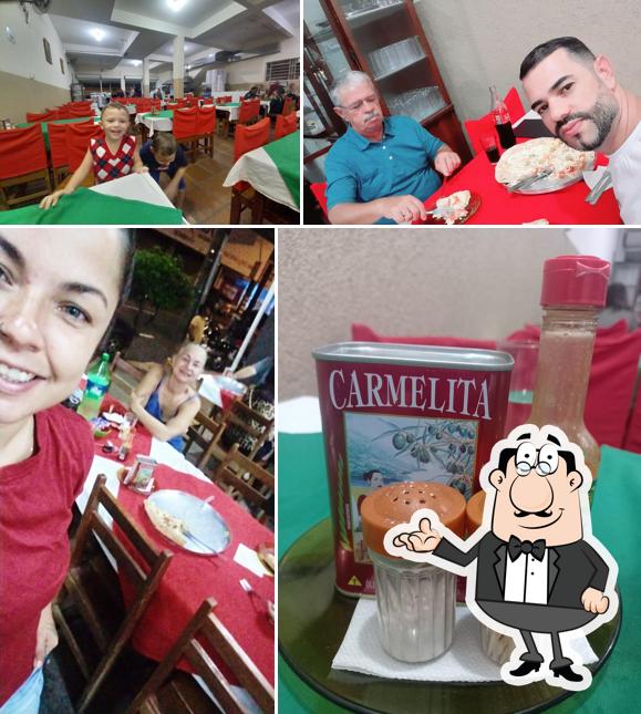 O interior do Pizzaria Tarantella