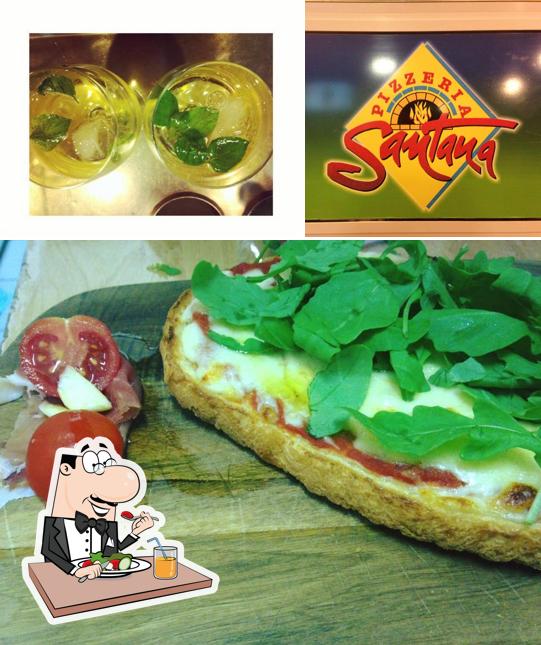 La foto di cibo e bevanda da Pizzeria Santana