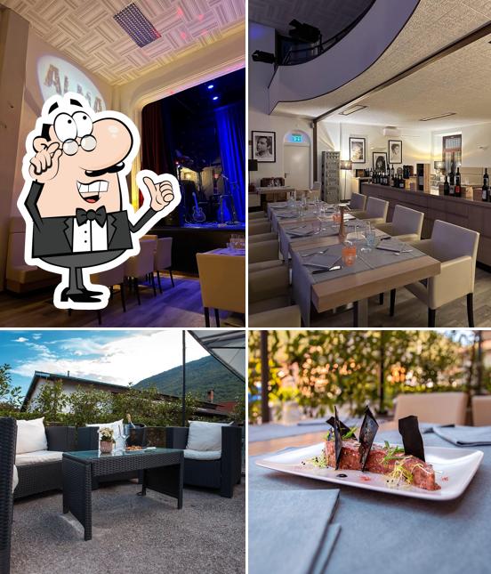 Gli interni di Osteria Teatro Unione