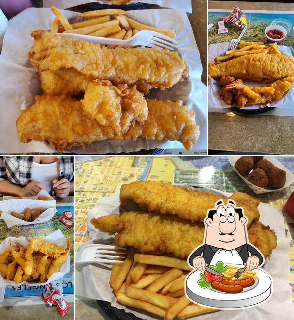 Comida en Anchors Fish & Chips