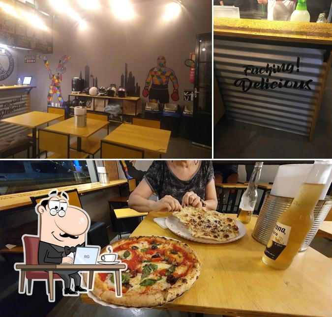 O interior do BRKLYN - Brooklyn Handcrafted Pizza