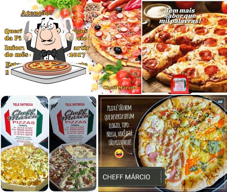 Experimente diferentes tipos de pizza